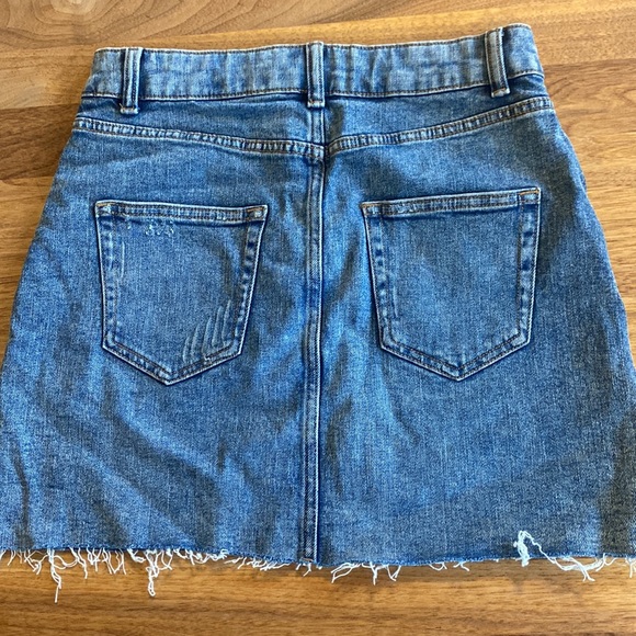 Wild Fable Washed Denim Mini-Skirt - Picture 2 of 4